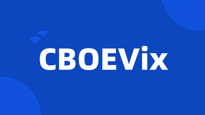 CBOEVix