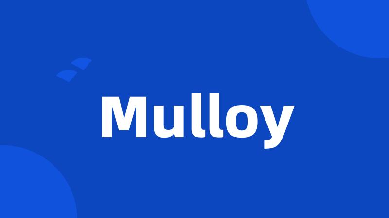 Mulloy