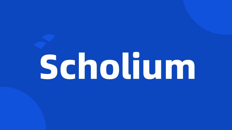 Scholium