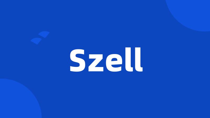 Szell