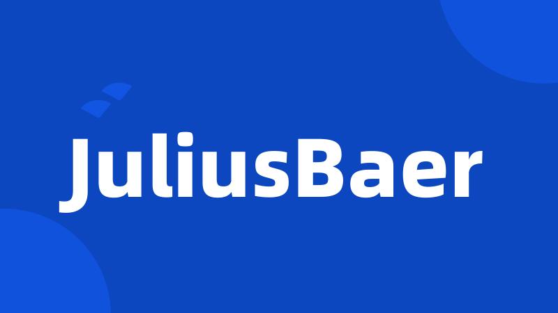 JuliusBaer