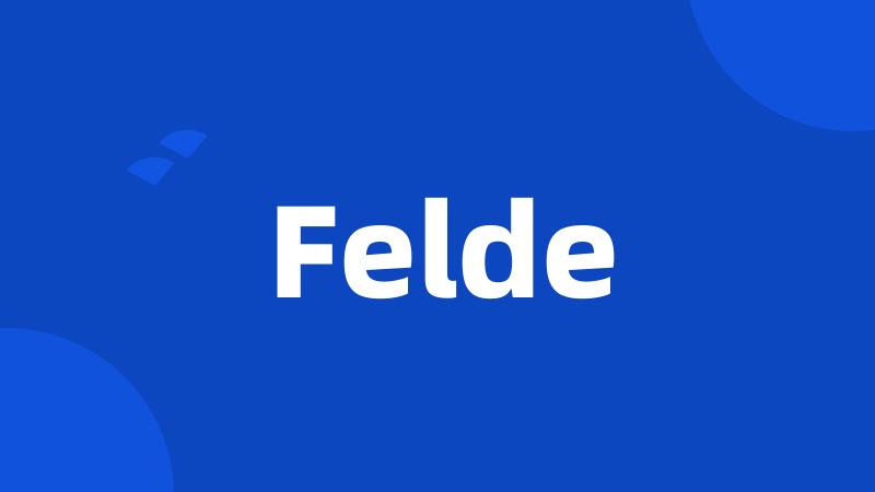 Felde