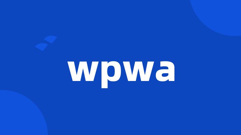 wpwa