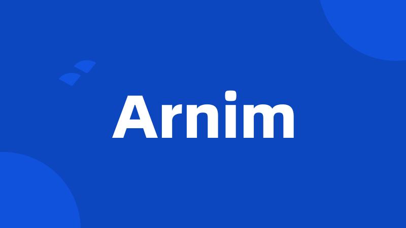 Arnim