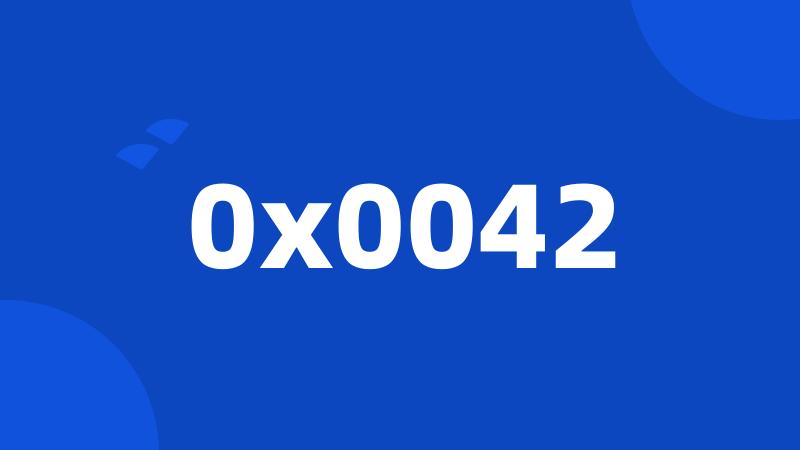 0x0042