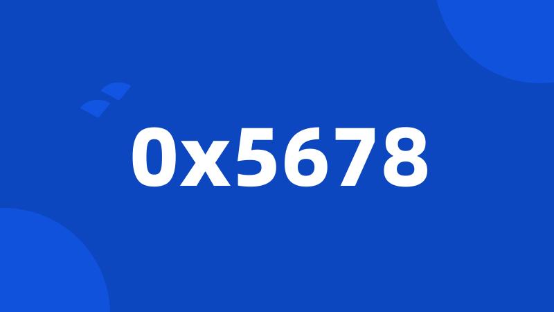 0x5678