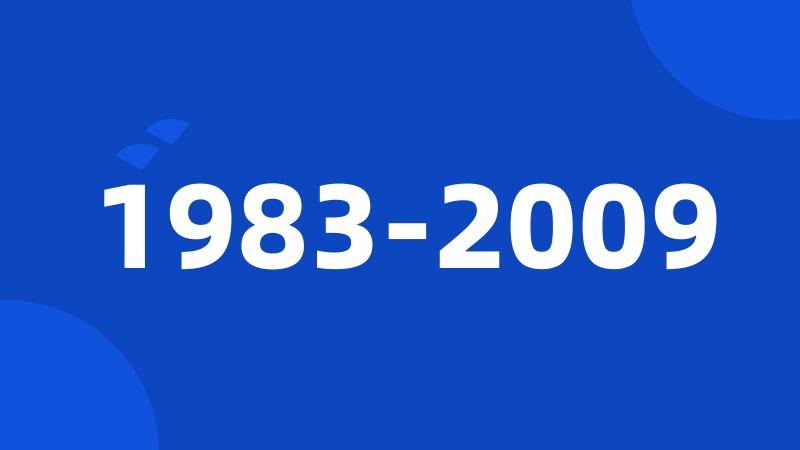 1983-2009