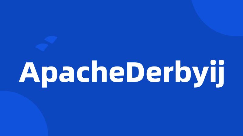 ApacheDerbyij