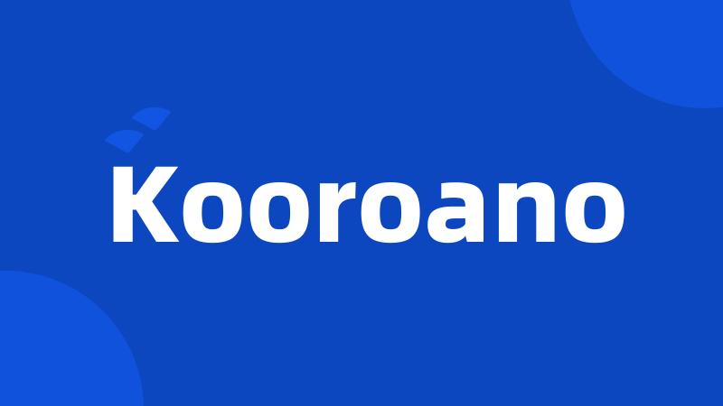 Kooroano