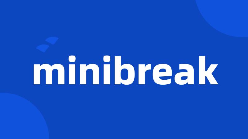 minibreak