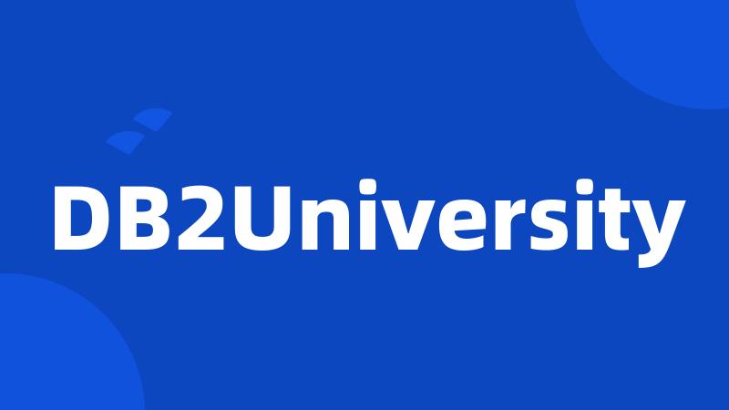 DB2University