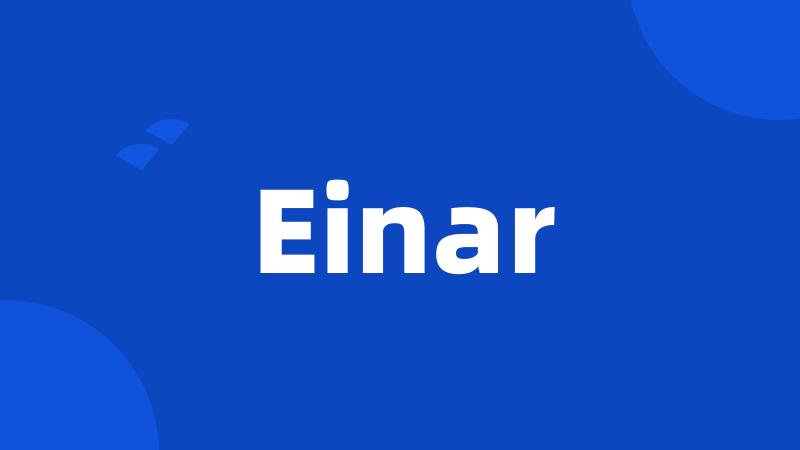 Einar