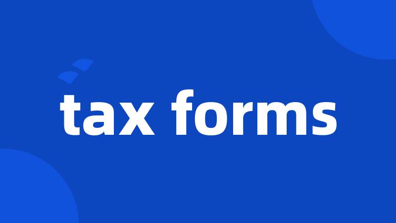 tax forms