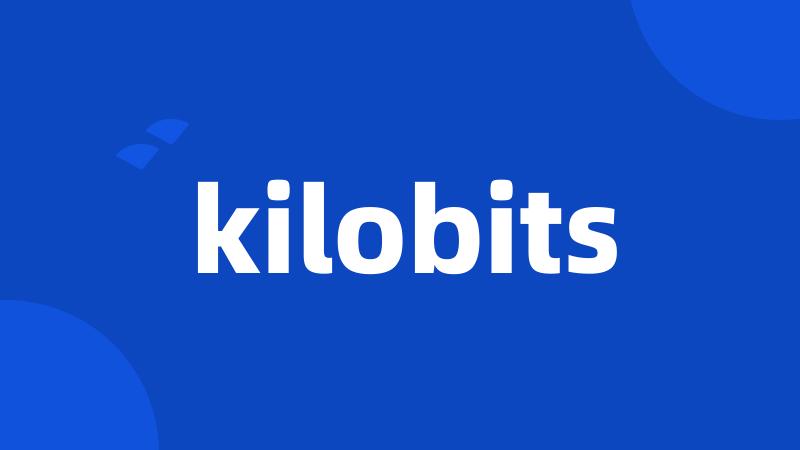 kilobits