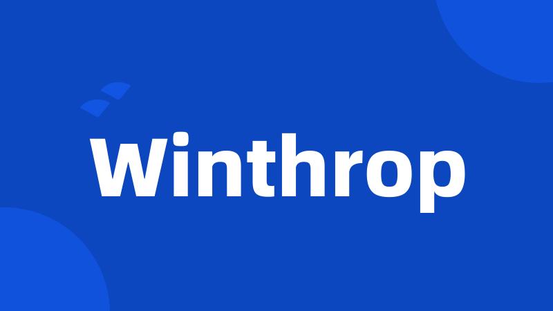 Winthrop