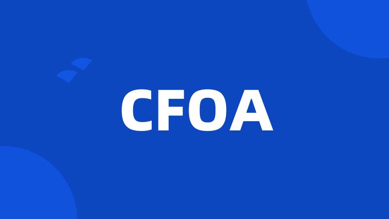 CFOA