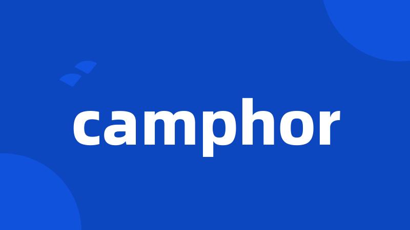 camphor