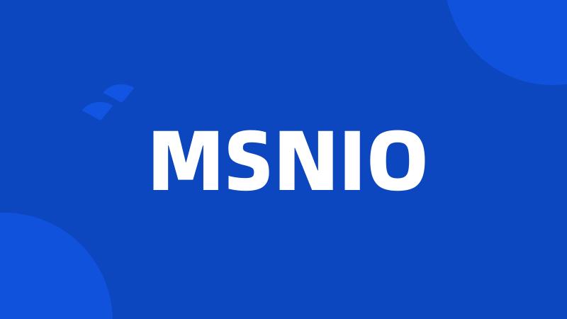 MSNIO