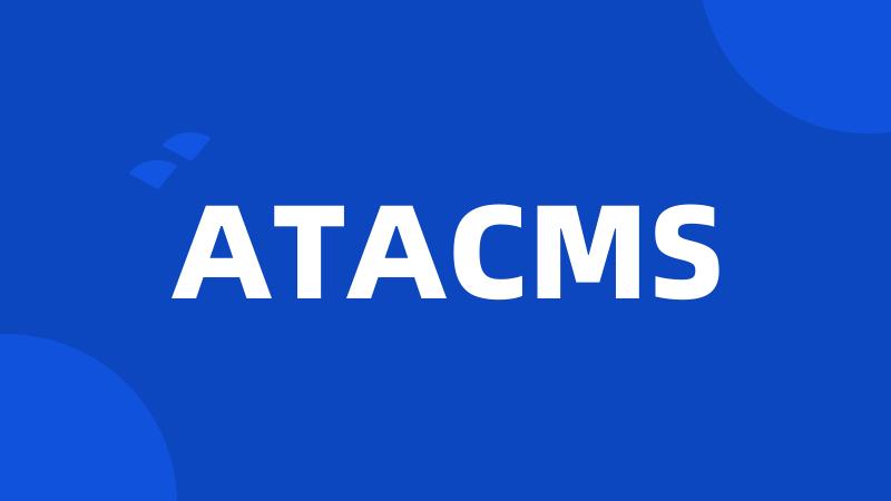 ATACMS