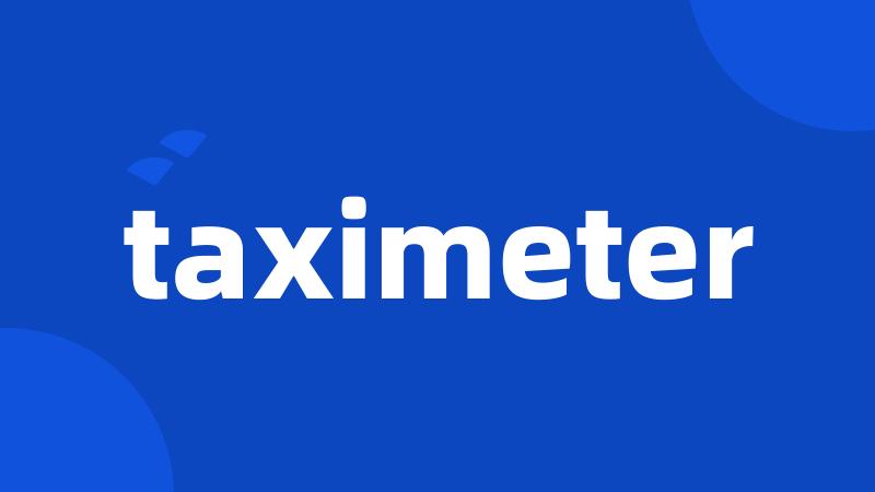 taximeter