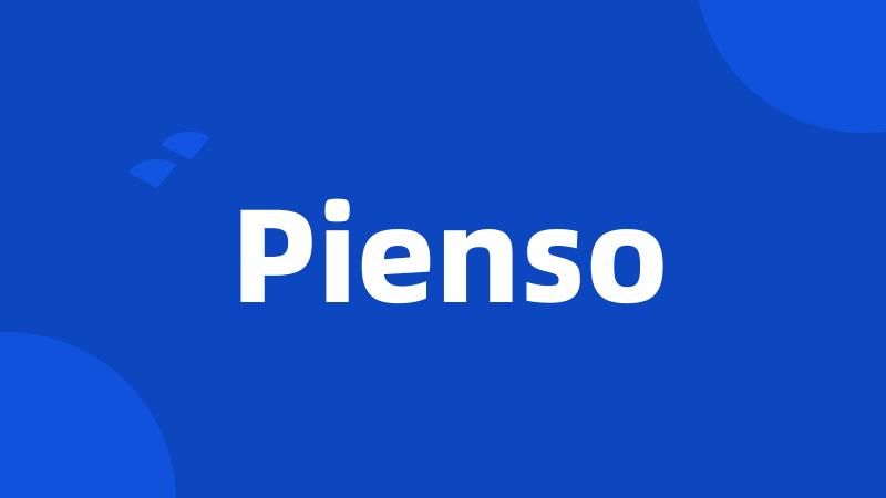 Pienso