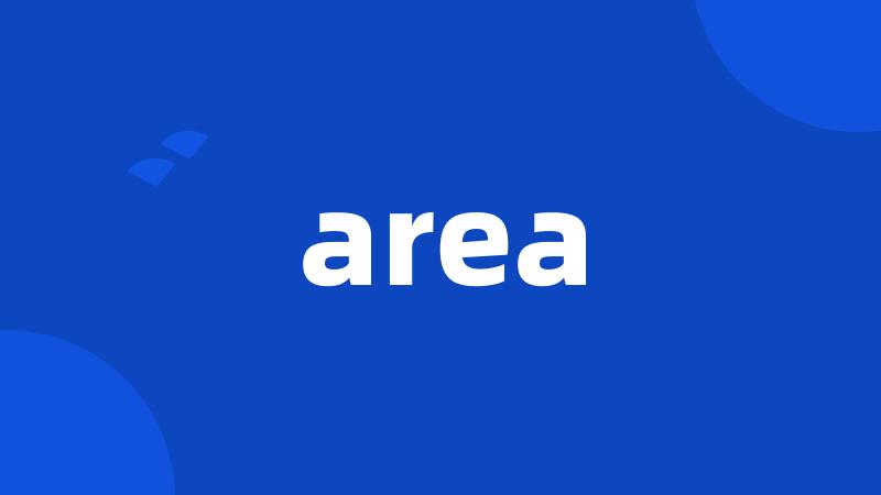 area