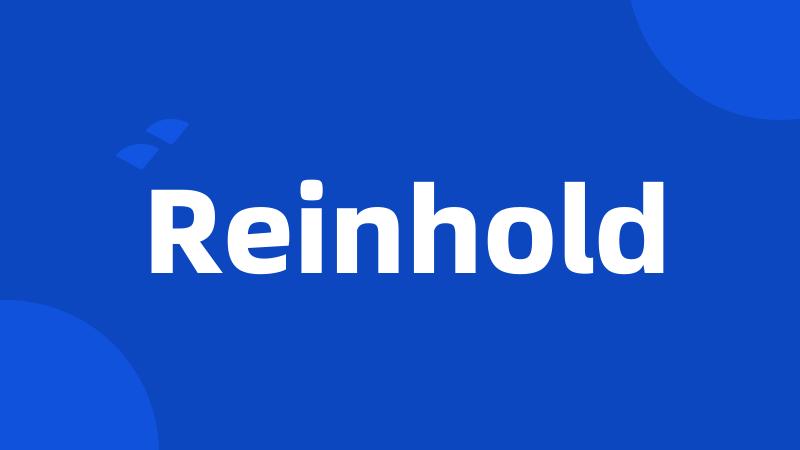 Reinhold