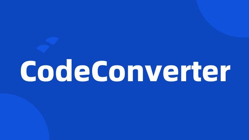 CodeConverter