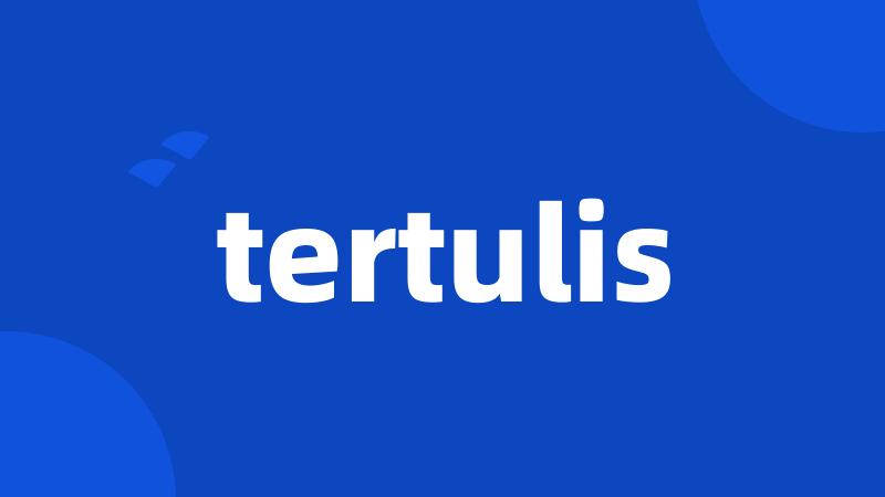 tertulis