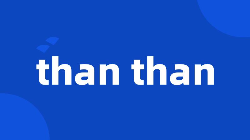 than than