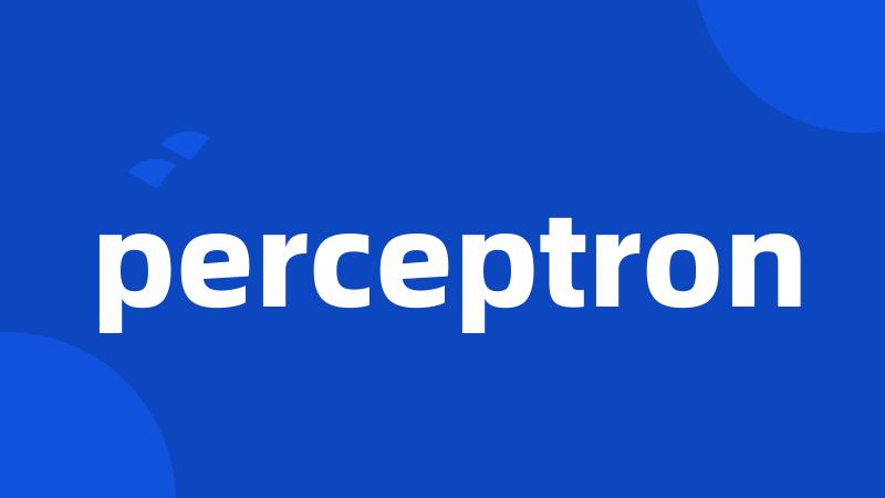 perceptron