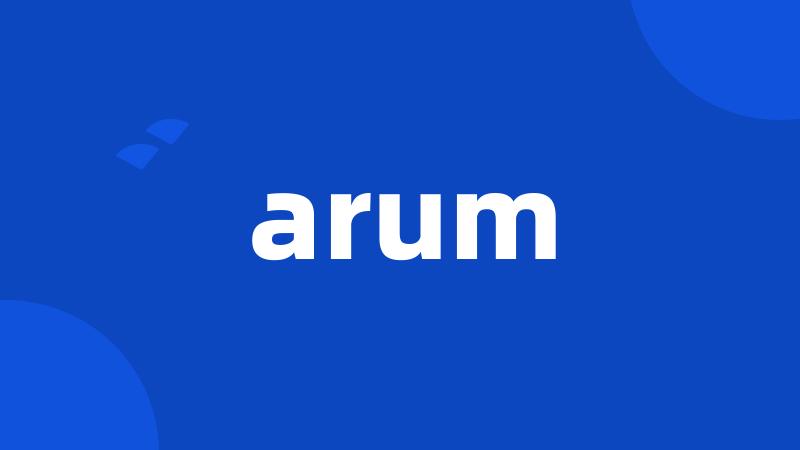 arum