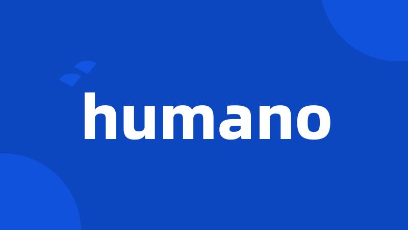 humano