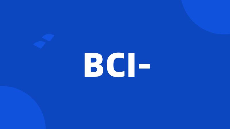 BCI-