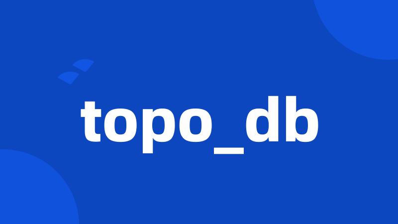 topo_db