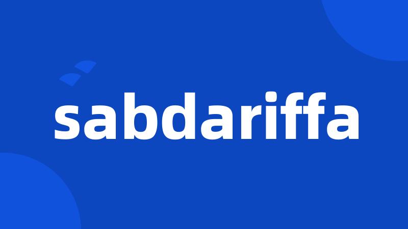 sabdariffa