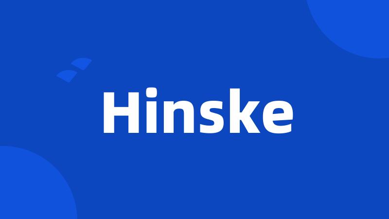 Hinske