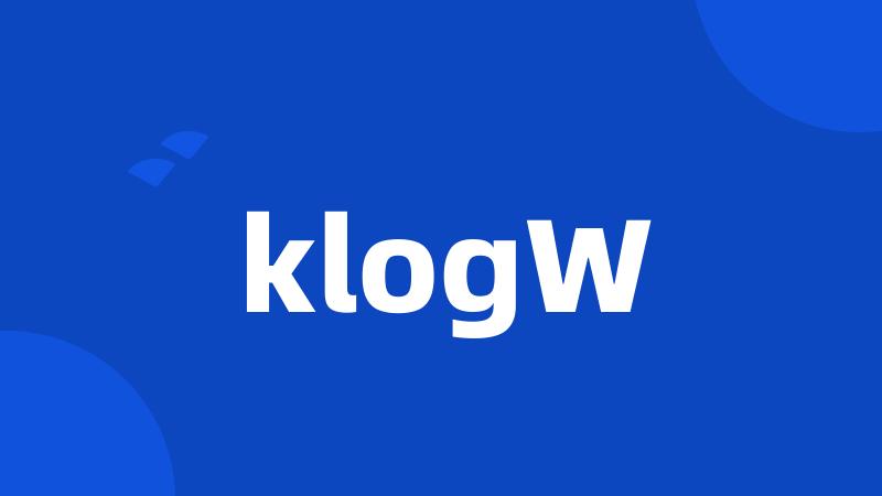 klogW