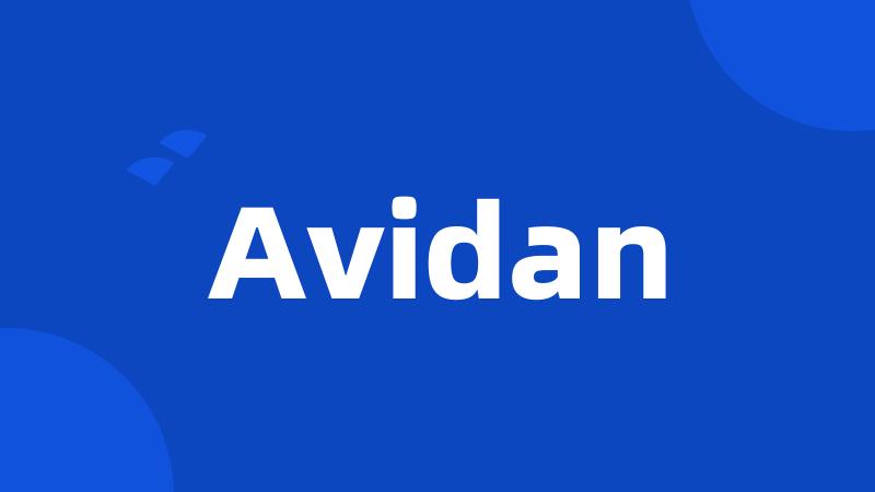 Avidan