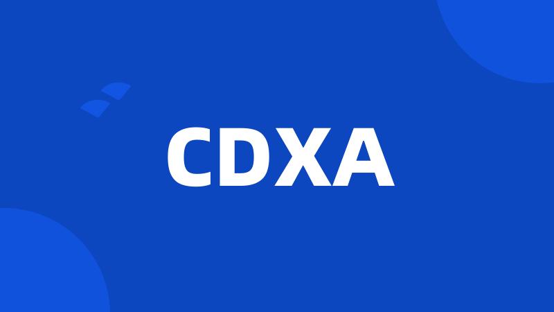 CDXA