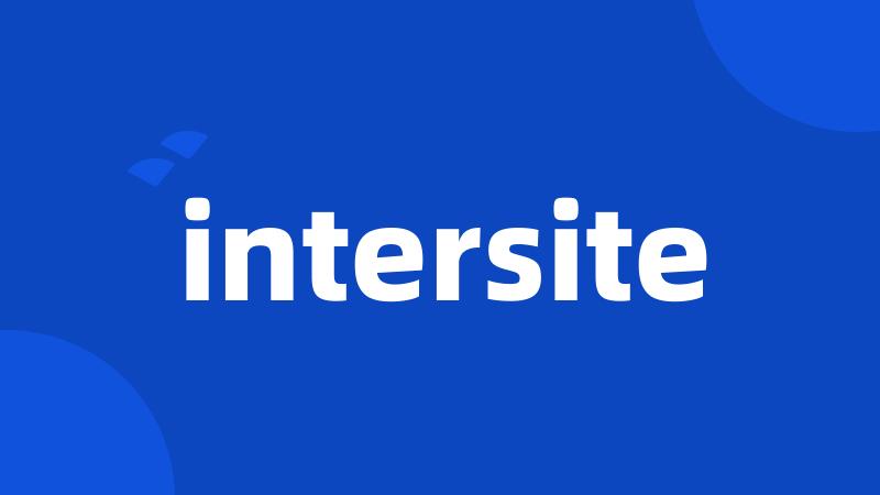 intersite