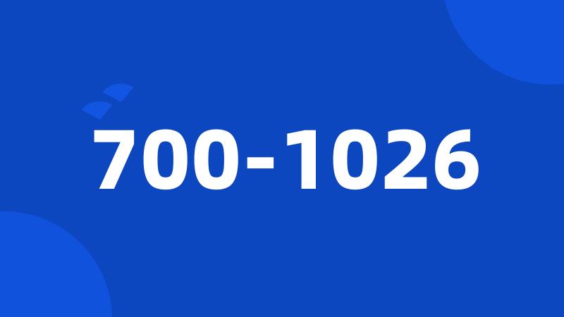 700-1026