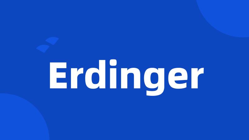 Erdinger