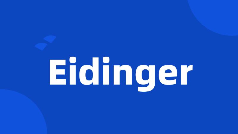 Eidinger