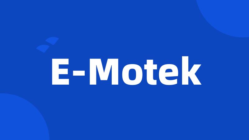 E-Motek