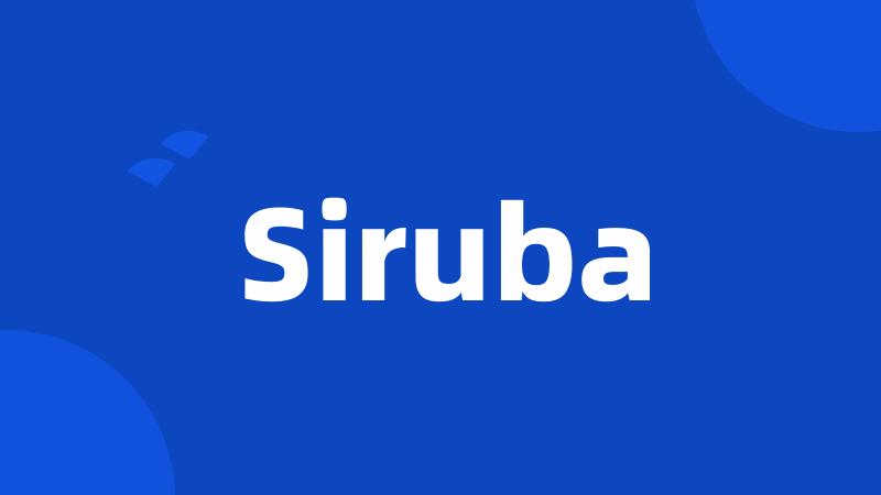 Siruba