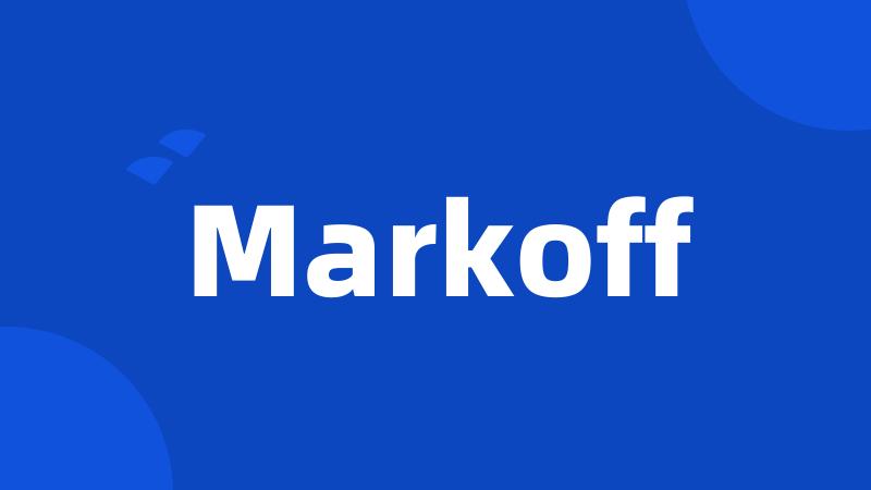 Markoff