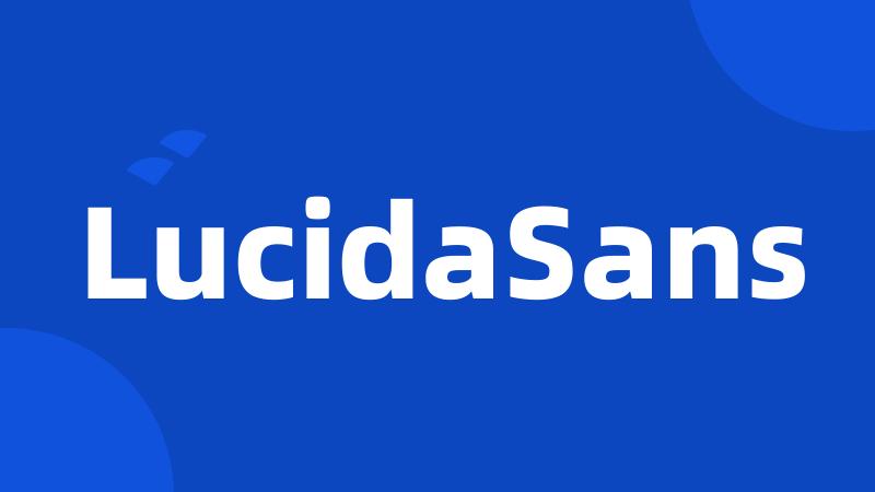 LucidaSans