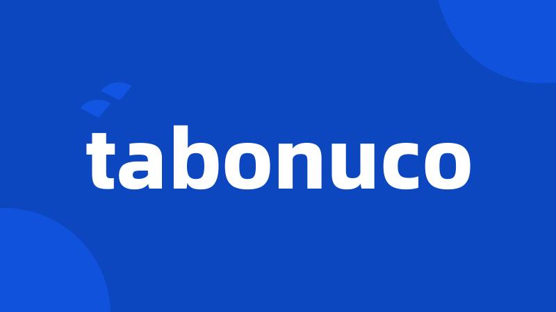 tabonuco