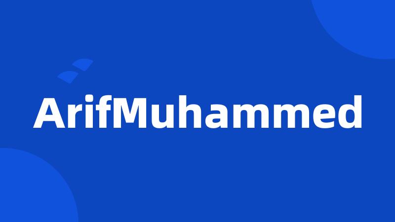 ArifMuhammed